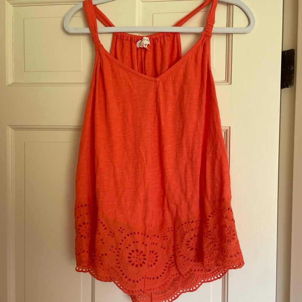 Meadow Rue Anthropologie Eyelet Tank